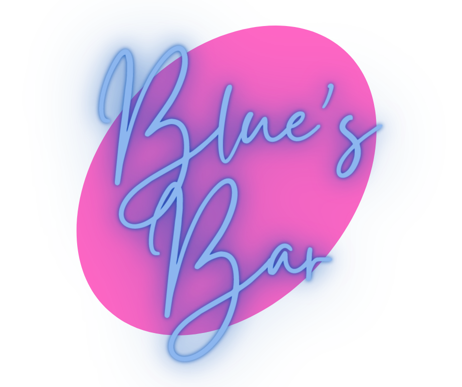 Blue's Bar neon sign